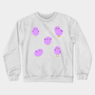 Guess Who Soggy Chick Sticker Pack (Purple) Crewneck Sweatshirt